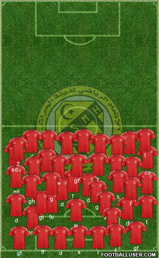 Union Sportive Madinet El-Harrach 5-4-1 football formation