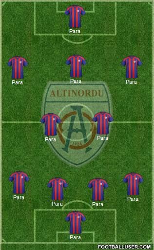 Altinordu 4-2-3-1 football formation