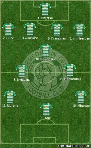 Bloemfontein Celtic football formation