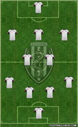 Cesena 4-2-3-1 football formation