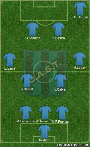 San Telmo football formation