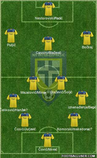 NK Inter (Z) 4-2-3-1 football formation