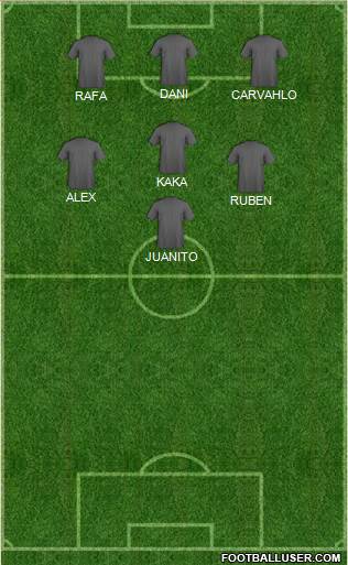 Euro 2016 Team 4-4-1-1 football formation
