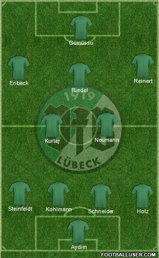 VfB Lübeck football formation