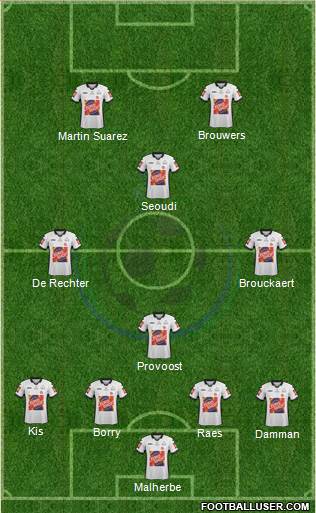 KSV Roeselare football formation