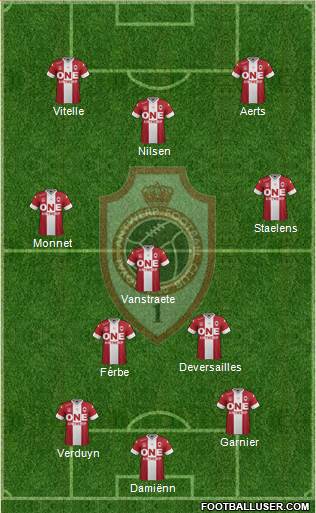 R Antwerp FC 4-3-3 football formation