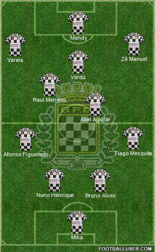 Boavista Futebol Clube - SAD 5-4-1 football formation