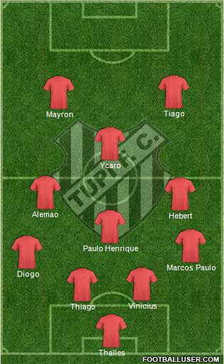 Tupi FC football formation