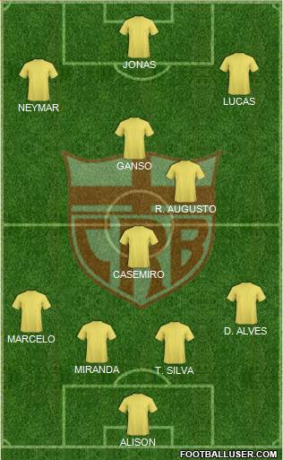 CR Brasil football formation