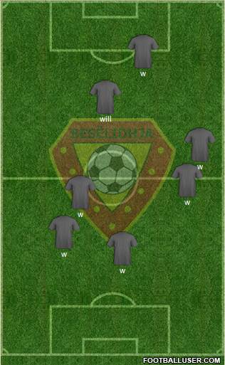 KS Besëlidhja Lezhë 4-2-2-2 football formation