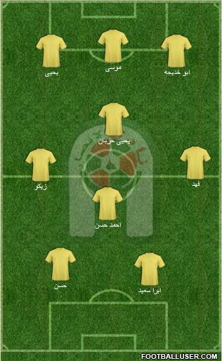 Al-Ansar (KSA) 4-2-3-1 football formation