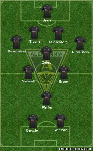 TSV Alemannia Aachen football formation