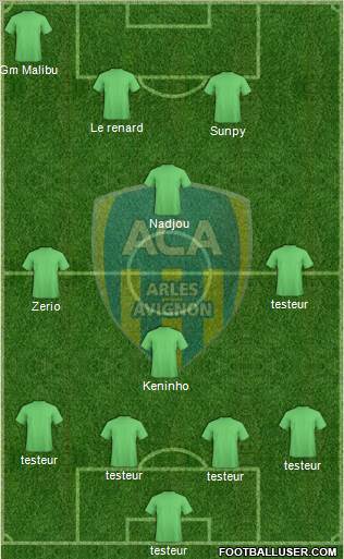 Athlétic Club Arles-Avignon football formation