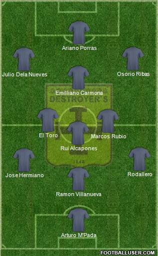 CR Destroyers football formation