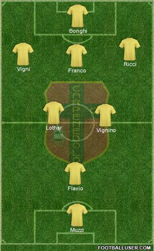Carpenedolo 3-5-2 football formation