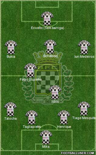 Boavista Futebol Clube - SAD 4-5-1 football formation