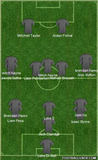 Dream Team 4-4-2 football formation