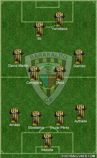 Barakaldo C.F. football formation