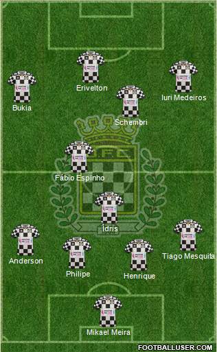 Boavista Futebol Clube - SAD 4-4-2 football formation