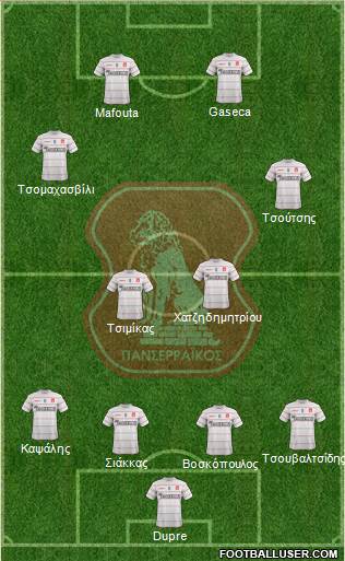 MGS Panserraikos football formation
