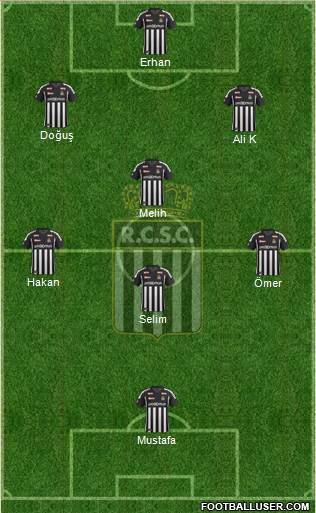 Sporting du Pays de Charleroi 4-1-4-1 football formation