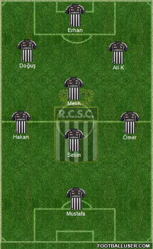 Sporting du Pays de Charleroi 4-1-4-1 football formation