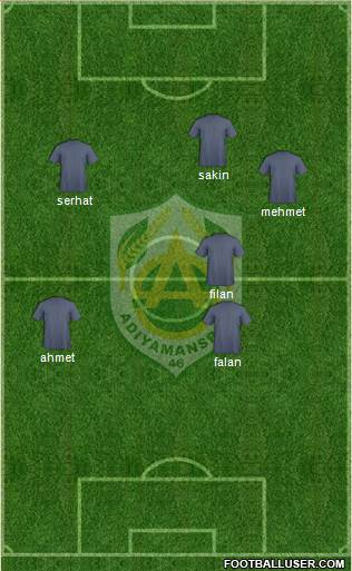 Adiyamanspor 3-5-2 football formation