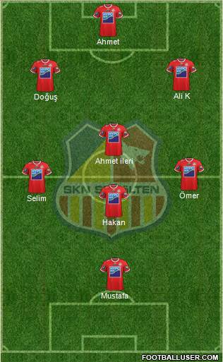 SKN St. Pölten football formation