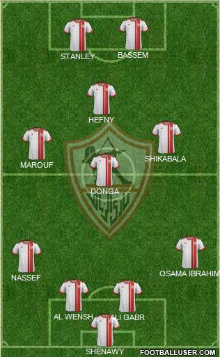 Zamalek Sporting Club football formation