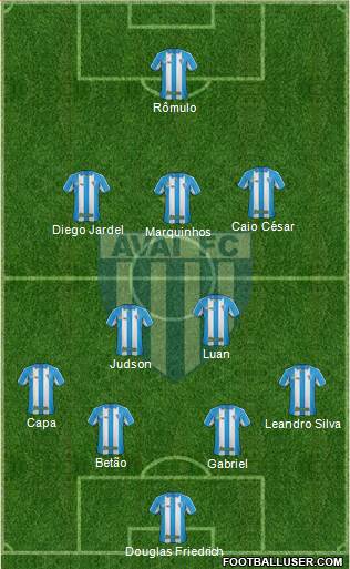 Avaí FC football formation