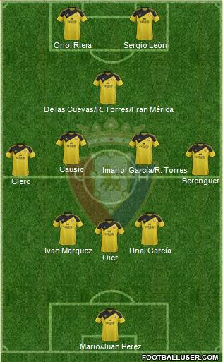 C. At. Osasuna 5-3-2 football formation