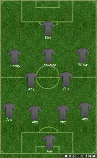 Fifa Team 4-2-3-1 football formation