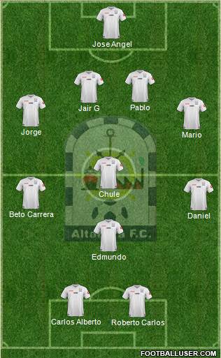 Club Altamira F.C. football formation