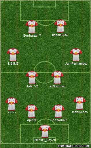 New York Red Bulls football formation