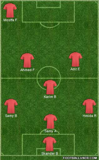 Euro 2012 Team 3-5-2 football formation