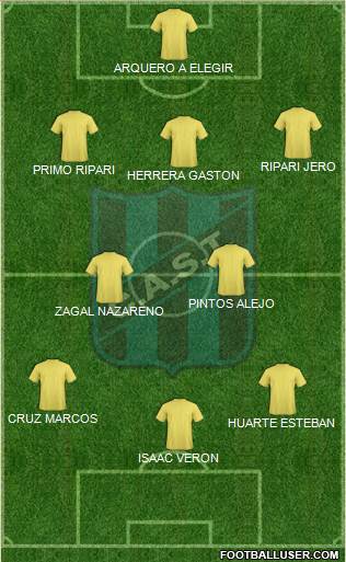 San Telmo 4-3-3 football formation