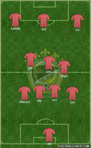 FC Honka 4-2-2-2 football formation