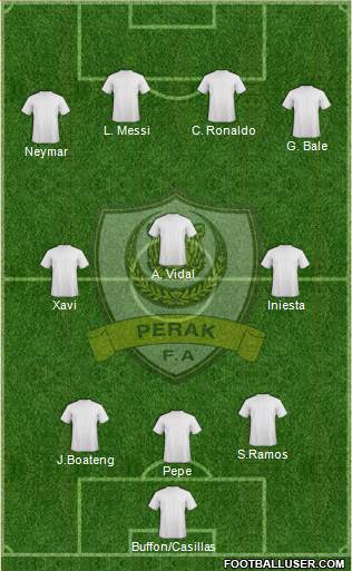 Perak 3-5-2 football formation