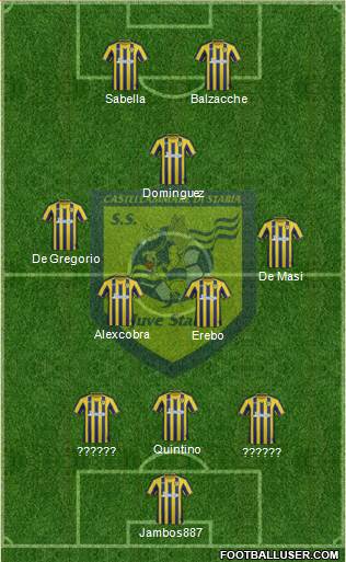 Juve Stabia 3-5-2 football formation