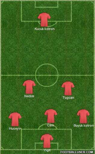 World Cup 2010 Team football formation