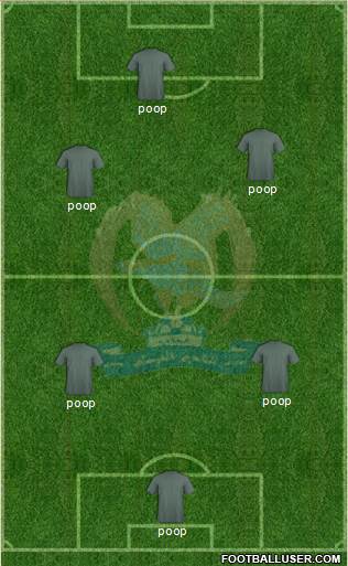 Al-Faysali (JOR) 3-5-2 football formation