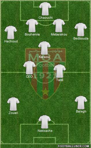 Mouloudia Club d'Alger football formation