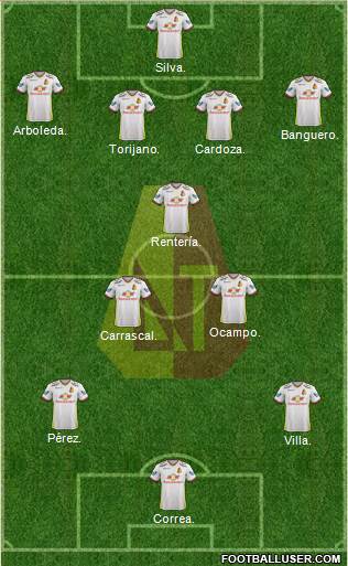 CC Deportes Tolima football formation