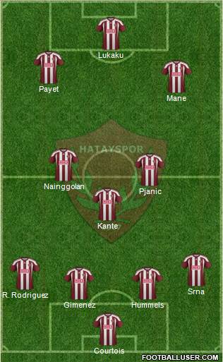 Hatayspor football formation