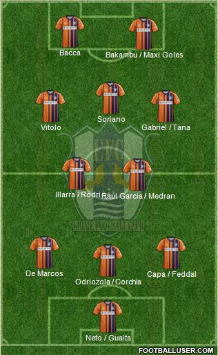 All Ehime FC (Japan) Football Formations