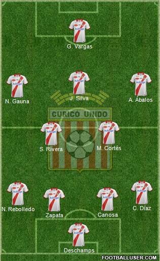 CD Provincial Curicó Unido football formation