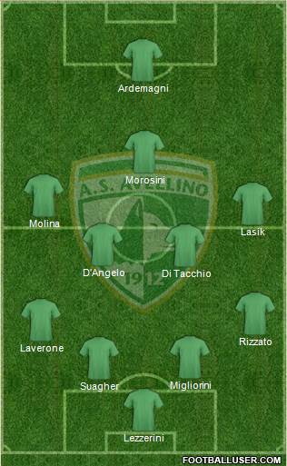 Avellino 4-4-1-1 football formation