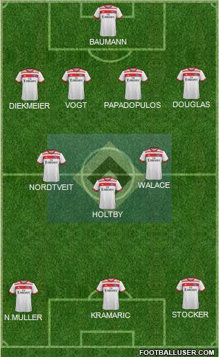 Hamburger SV football formation