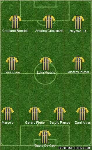 Yeni Menemen Belediyespor 4-3-3 football formation
