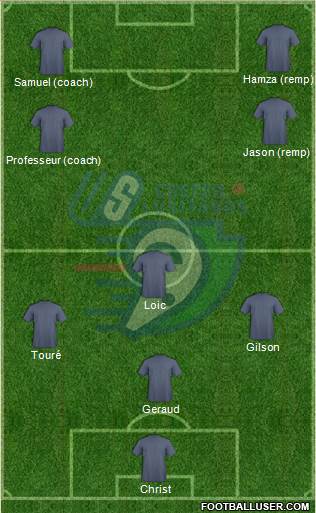 Union Sportive Créteil-Lusitanos Football 3-5-2 football formation